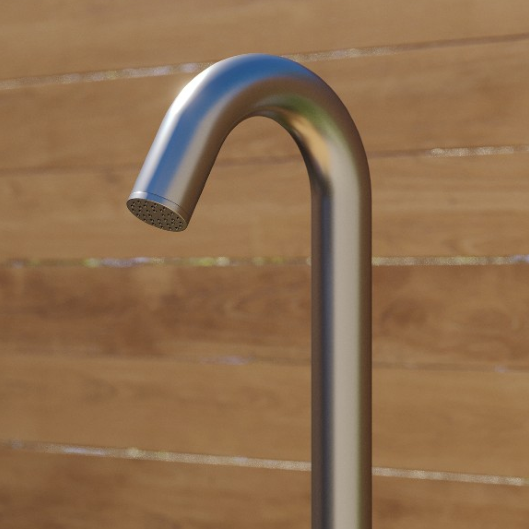 Rainware Maroubra Hot & Cold Outdoor Freestanding Shower System - 316 Stainless Steel - 9001-Maroubra