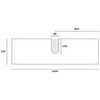 Marquis Merewether 1200mm Wall Hung Vanity - Coastal Oak - Merewether 5 + Paco Matte Basin