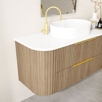 Marquis Shore 1200mm Wall Hung Vanity - Prime Oak Cabinet - Shore-4