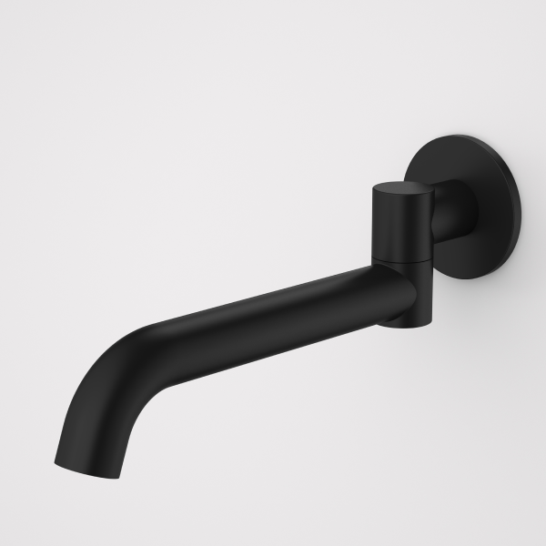 Caroma Liano II 220mm Bath Swivel Spout - Matte Black - 96376B