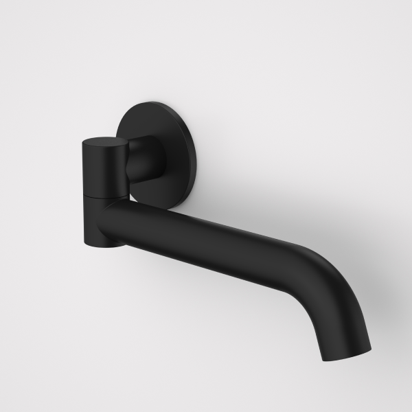 Caroma Liano II 220mm Bath Swivel Spout - Matte Black - 96376B