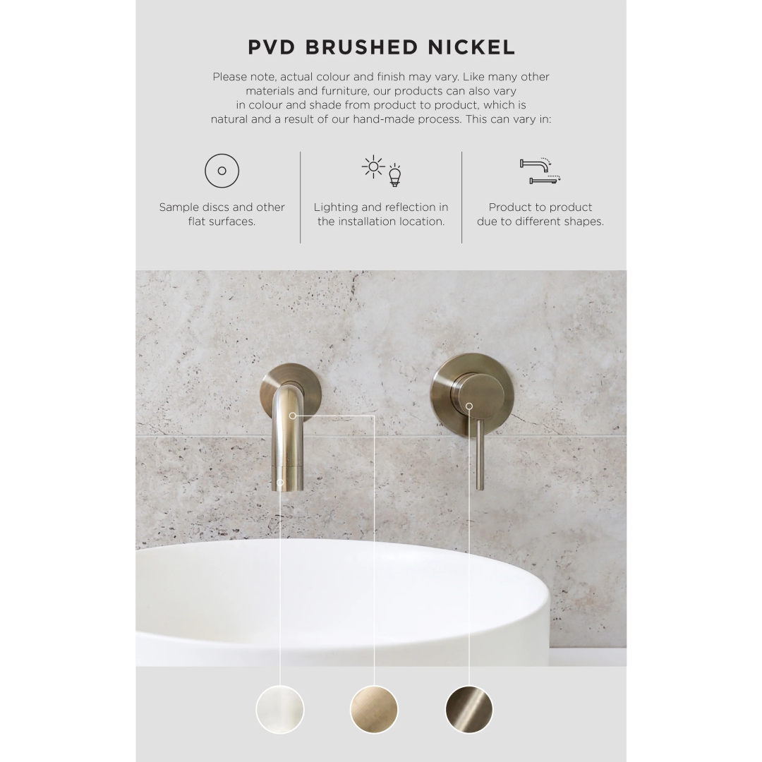 Meir Round Gooseneck Kitchen Mixer - PVD Brushed Nickel - MK03-PVDBN