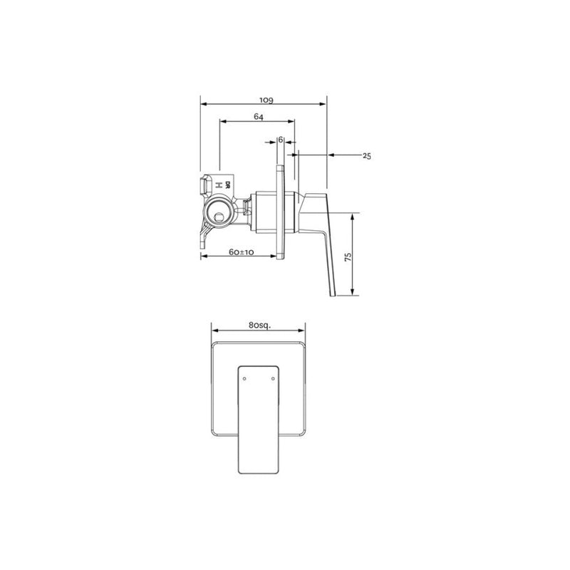 Methven Blaze Shower Mixer - Matte Black