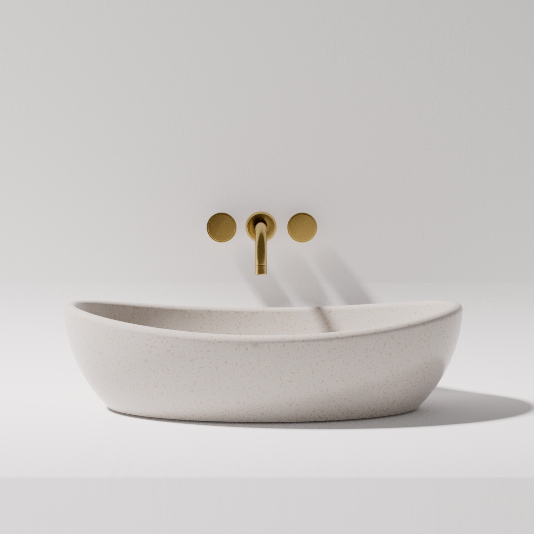 Pietra Bianca Mila Above Counter Basin - Charcoal - PB3020-C