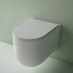 Studio Bagno Milady Wall Hung Pan - Gloss White - MIL003