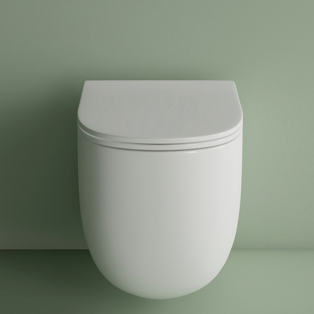 Studio Bagno Milady Wall Hung Pan - Gloss White - MIL003