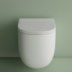 Studio Bagno Milady Wall Hung Pan - Gloss White - MIL003