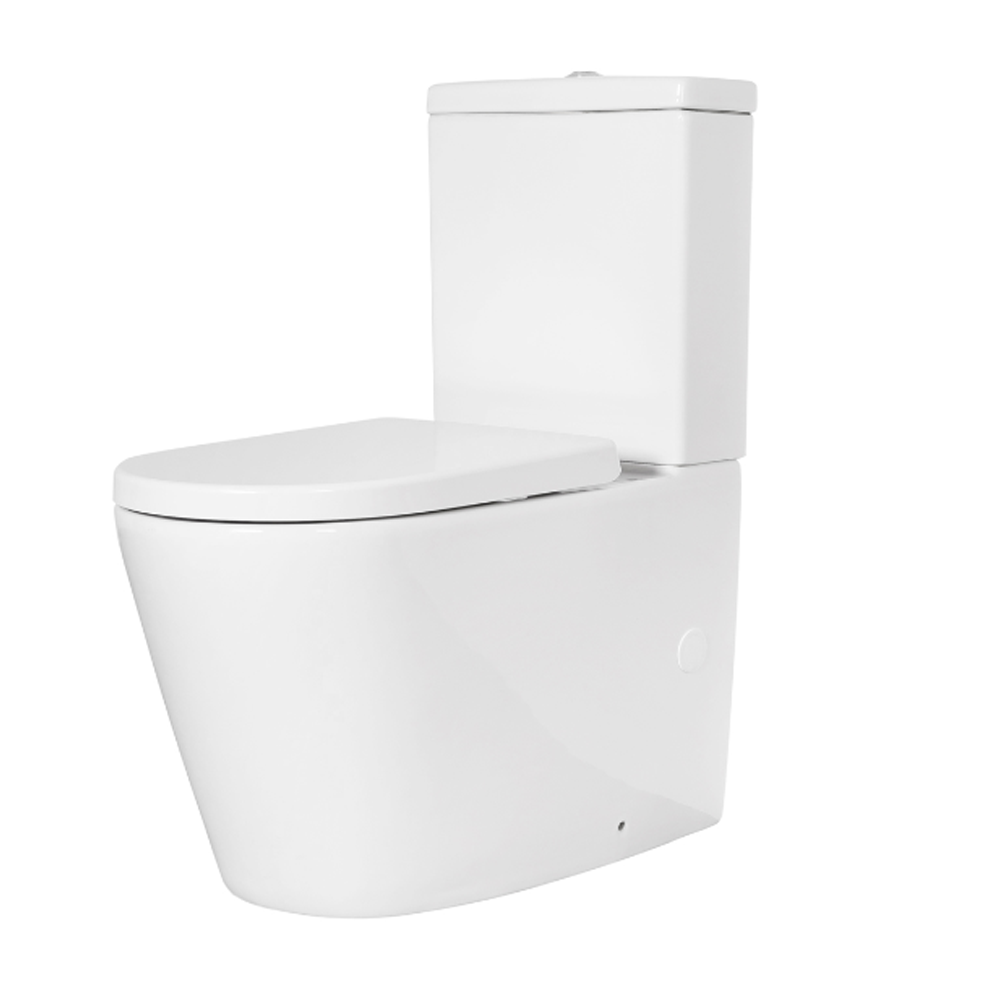 Milu Odourless Mod Back to Wall Toilet - Back Entry - Includes PIR Sensor - 2401110 + 2320320