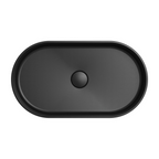 Fienza Minka Pill Above Counter Basin - Matte Black - CSB804B