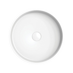Fienza Minka Round Above Counter Basin - Matte White - CSB802