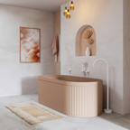 Fienza Minka 1700 Solid Surface Freestanding Bath - Dusk - ST20-1700D
