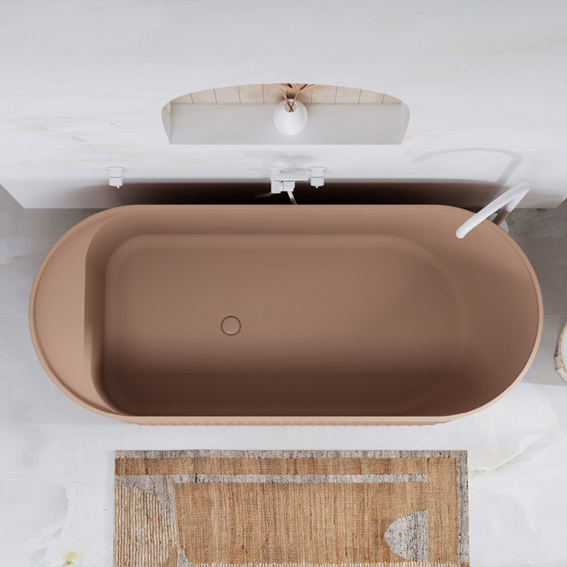 Fienza Minka 1700 Solid Surface Freestanding Bath - Dusk