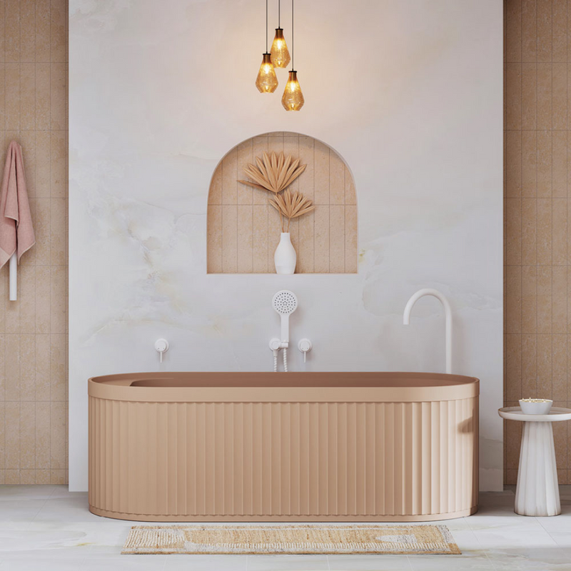 Fienza Minka 1700 Solid Surface Freestanding Bath - Dusk