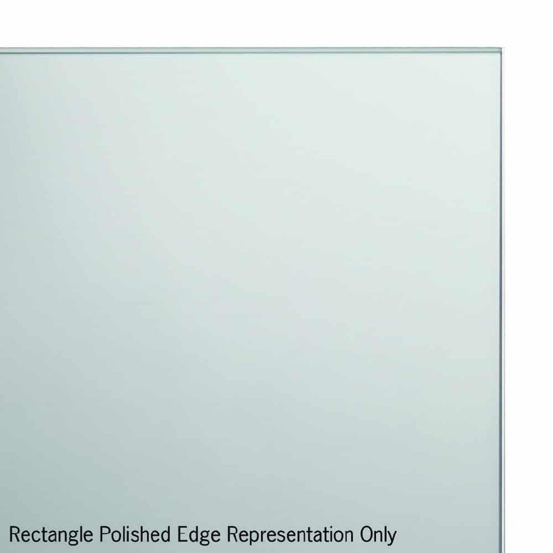 Thermogroup Sierra Rectangle Polished Edge Mirror with Sandblasted Border - 900x750mm with Hangers - SS9075HN