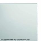 Thermogroup Sierra Rectangle Polished Edge Mirror with Sandblasted Border - 900x750mm with Hangers and Demister - SS9075HND