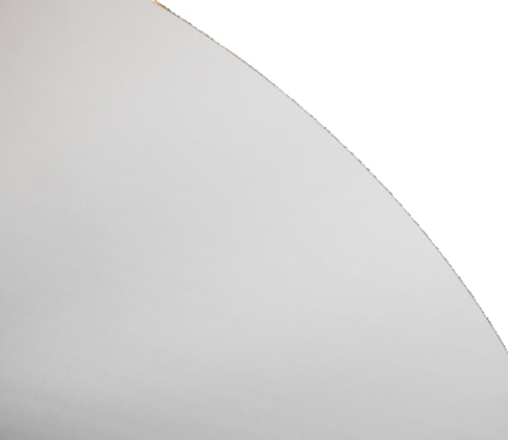 Thermogroup Hamilton D Shaped Polished Edge Mirror - 1200x900mm Glue-to-Wall - HD1290GT