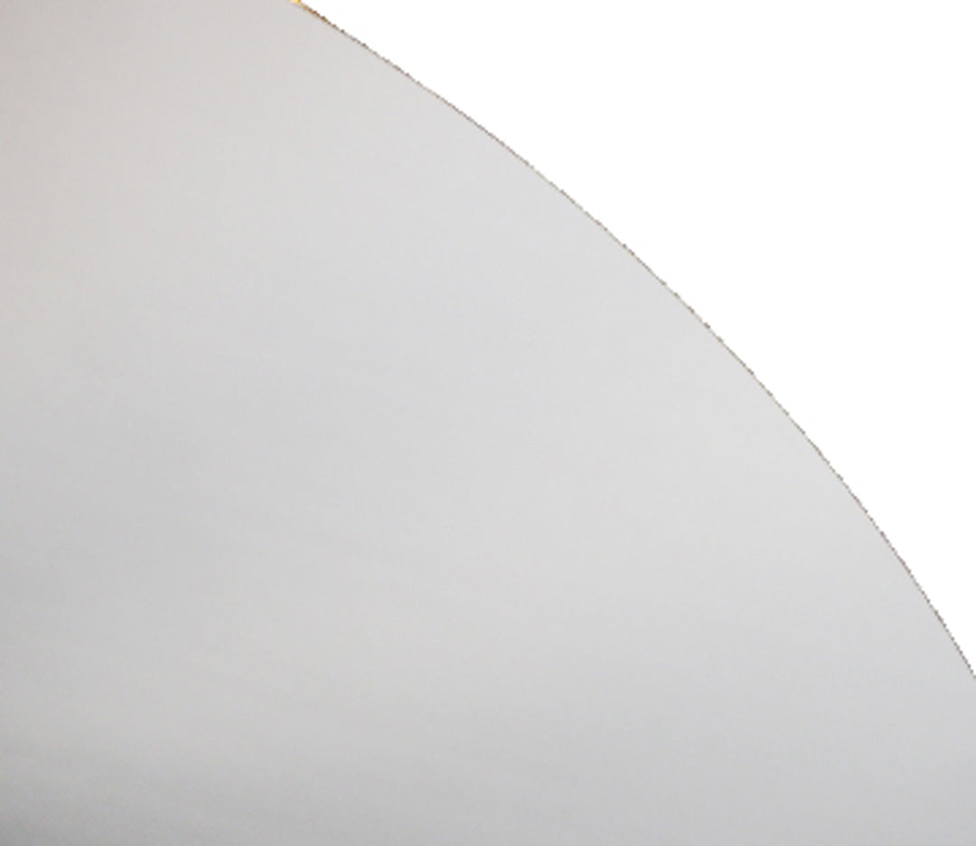 Thermogroup Hamilton D Shaped Polished Edge Mirror - 1200x900mm Glue-to-Wall - HD1290GT