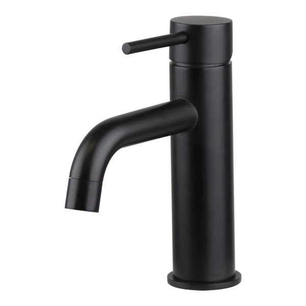 Mixx Anise Basin Mixer Curved Matte Black - 11SL750ML