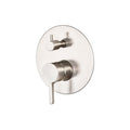 Mixx Aloe Shower Diverter Wall Mixer - Includes In-Wall Body - Brushed Nickel - 11SL974B