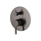 Mixx Aloe Shower Diverter Wall Mixer - Includes In-Wall Body - Gun Metal - 11SL974G