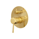 Mixx Anise Shower Diverter Wall Mixer - Includes In-Wall Body - Brushed Brass