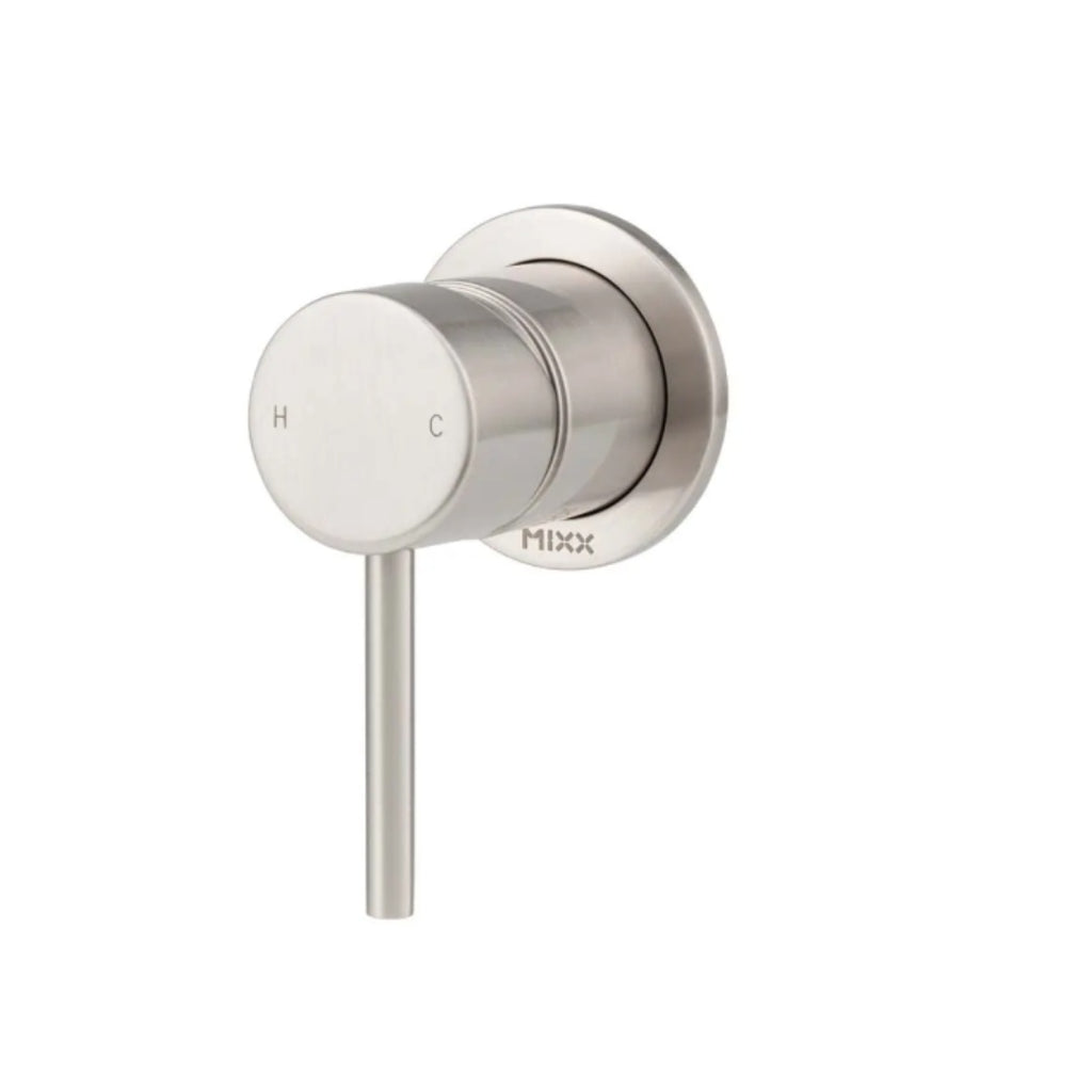 Mixx Anise Shower Wall Mixer (60mm Backplate) Brushed Nickel - LF 11SL752BF