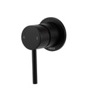 Mixx Anise Shower Wall Mixer (60mm Backplate) Matte Black - LF 11SL752MF