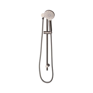 Mixx Tapware Matcha Rail Shower - Brushed Nickel - 11RHS03BL