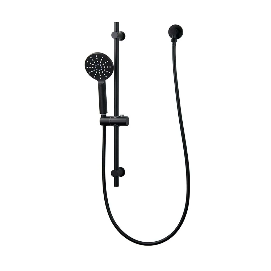 Mixx Tapware Matcha Rail Shower - Matte Black - 11RHS03ML