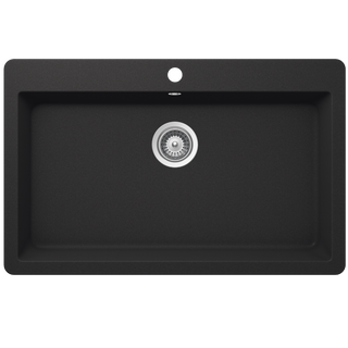 Abey SCHOCK Signus Large Topmount Single Bowl Sink 1TH - Magma - N-100XLB