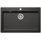 Abey SCHOCK Signus Large Topmount Single Bowl Sink 1TH - Stone - N-100XLS