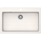 Abey SCHOCK Signus Large Topmount Single Bowl Sink 1TH - Polaris - N-100XLW