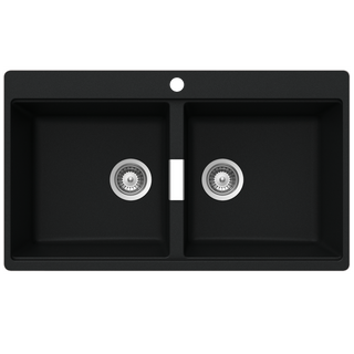 Abey SCHOCK Horizont Topmount Double Bowl Sink 1TH - Magma - N200B