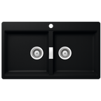 Abey SCHOCK Horizont Topmount Double Bowl Sink 1TH - Puro - N200P