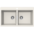 Abey SCHOCK Horizont Topmount Double Bowl Sink 1TH - Polaris - N200W