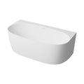 Turner Hastings Narva 1580 MagnaCast Back to Wall Bath - Matte White - NA1580MCB