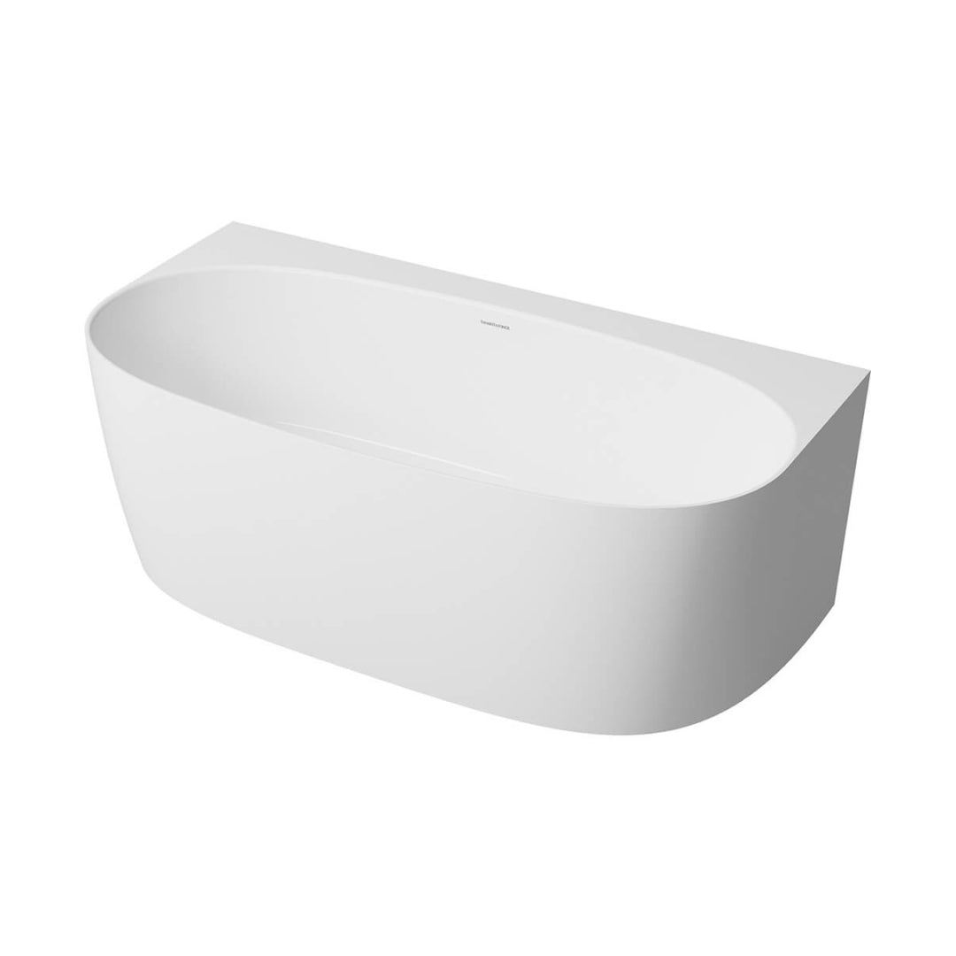 Turner Hastings Narva 1580 MagnaCast Back to Wall Bath - Matte White - NA1580MCB
