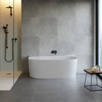 Turner Hastings Narva 1580 MagnaCast Back to Wall Bath - Matte White - NA1580MCB