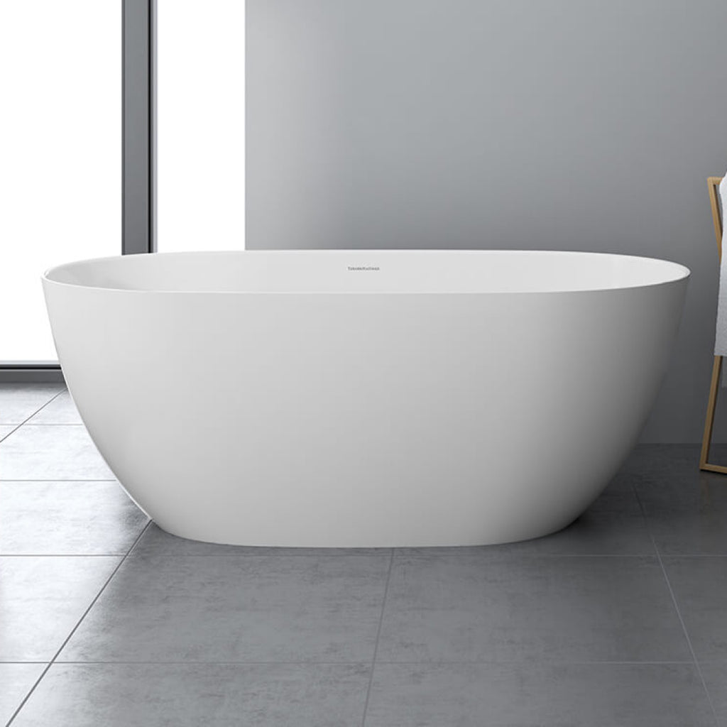 Turner Hastings Narva 1600 MagnaCast Freestanding Bath - Matte White - NA1600MCB