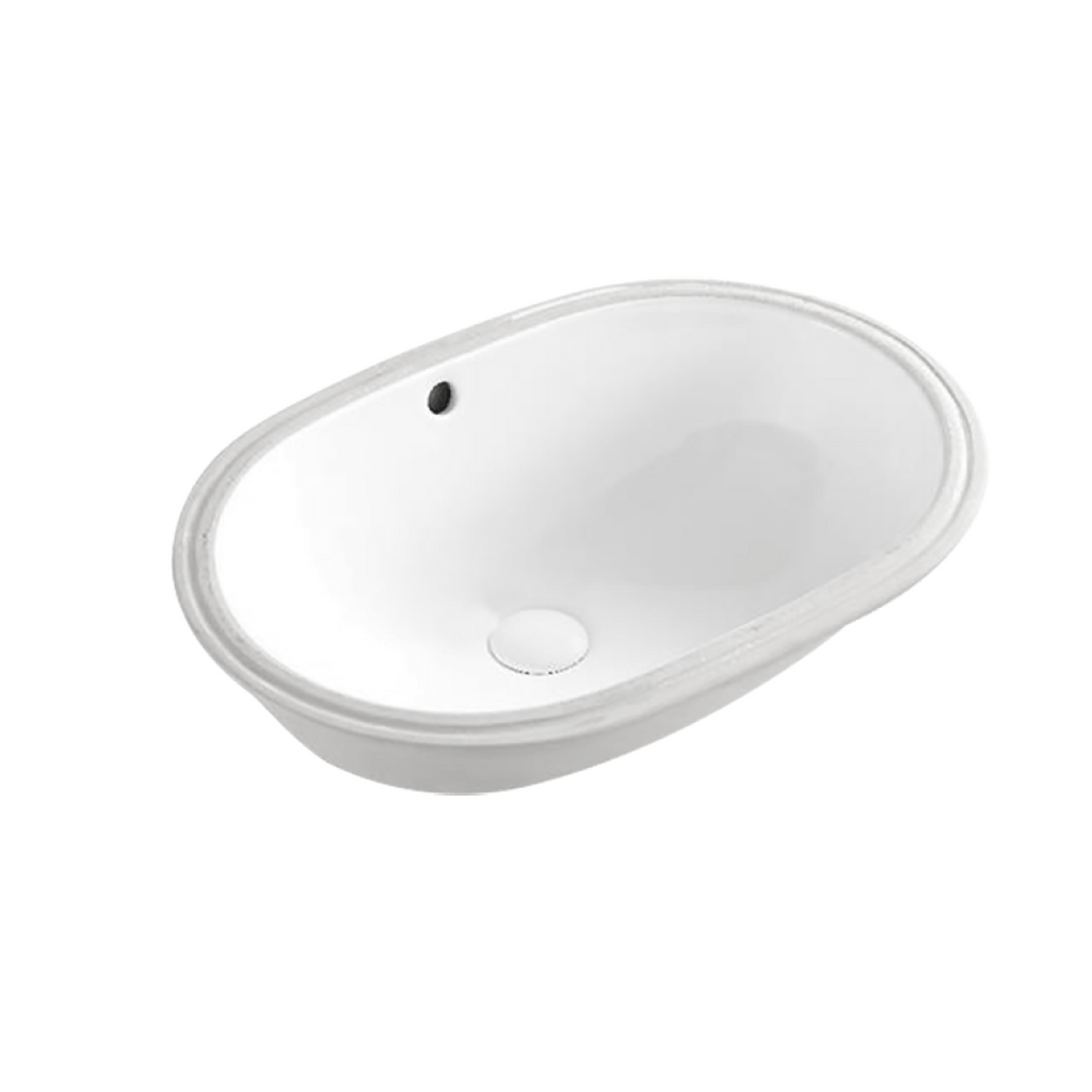Turner Hastings Narva 57 x 39 Undercounter Pill Basin - Matte White - NA573UPB-MW