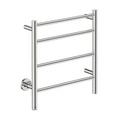 Bathroom Butler Natural 4 Bar 500mm Heated Towel Rail with PTSelect Switch - Stainless Steel - NAT04221-PTS-POLS