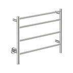 Bathroom Butler Natural 4 Bar 650 Heated Towel Rail with PTSelect Swtich - Stainless Steel - NAT04231-PTS-POLS