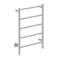 Bathroom Butler 230V Natural 5 Bar 500mm Heated Towel Rail with PTSelect Switch - Stainless Steel - NAT05221-PTS-POLS
