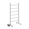 Bathroom Butler Natural Freestanding 6 Bar 500mm Heated Towel Rail with PTSelect Switch - NAT06223-PTS-POLS