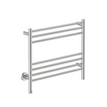 Bathroom Butler Natural 7 Bar 650mm Heated Towel Rail with PTSelect Switch - Stainless Steel - NAT07231-PTS-POLS