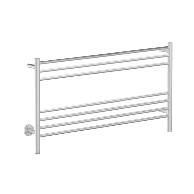 Bathroom Butler STR Natural 7 Bar 1100mm Heated Towel Rail w/PTSelect Switch - Brushed Stainless Steel