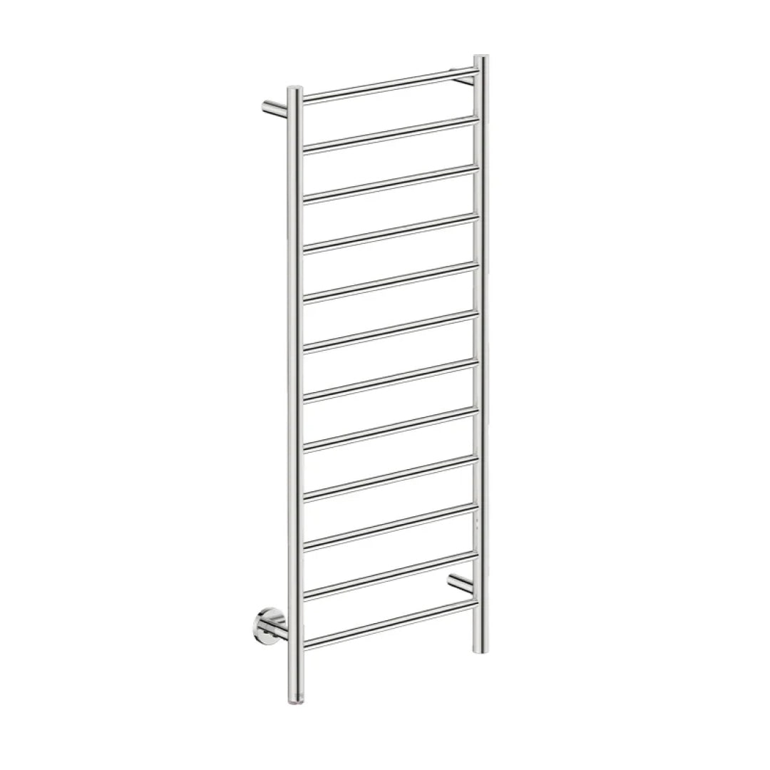 Bathroom Butler STR Natural 12 Bar 500mm Heated Towel Rail w/PTSelect Switch - Stainless Steel - NAT12221-PTS-POLS