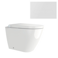 Streamline Arcisan Neion Wall Faced Intelligent Toilet with Remote, Arcisan Cistern - Includes Eneo Gloss White Button - NE041005 + EN04470.GW