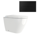 Streamline Arcisan Neion Wall Faced Intelligent Toilet with Remote, Arcisan Cistern - Includes Eneo Matte Black Button - NE041005 + EN04470.MB