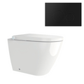 Streamline Arcisan Neion Wall Faced Intelligent Toilet with Remote, Arcisan Cistern - Includes Venn Matte Black Button - NE041005 + VE04478.MB
